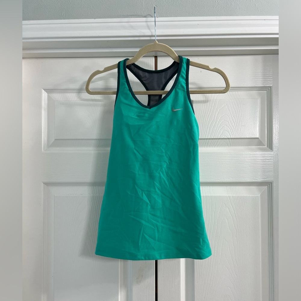 Nike workout top with built-in bra